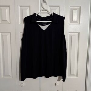 Catherines Women's Black Sleeveless Top